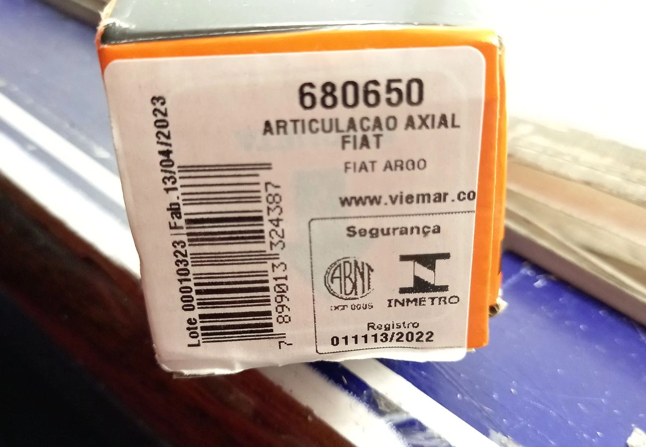 ARTICULAÇÃO/BARRA AXIAL FIAT ARGO/CRONOS 2018/2022 - DIREÇÃO ELÉTRICA