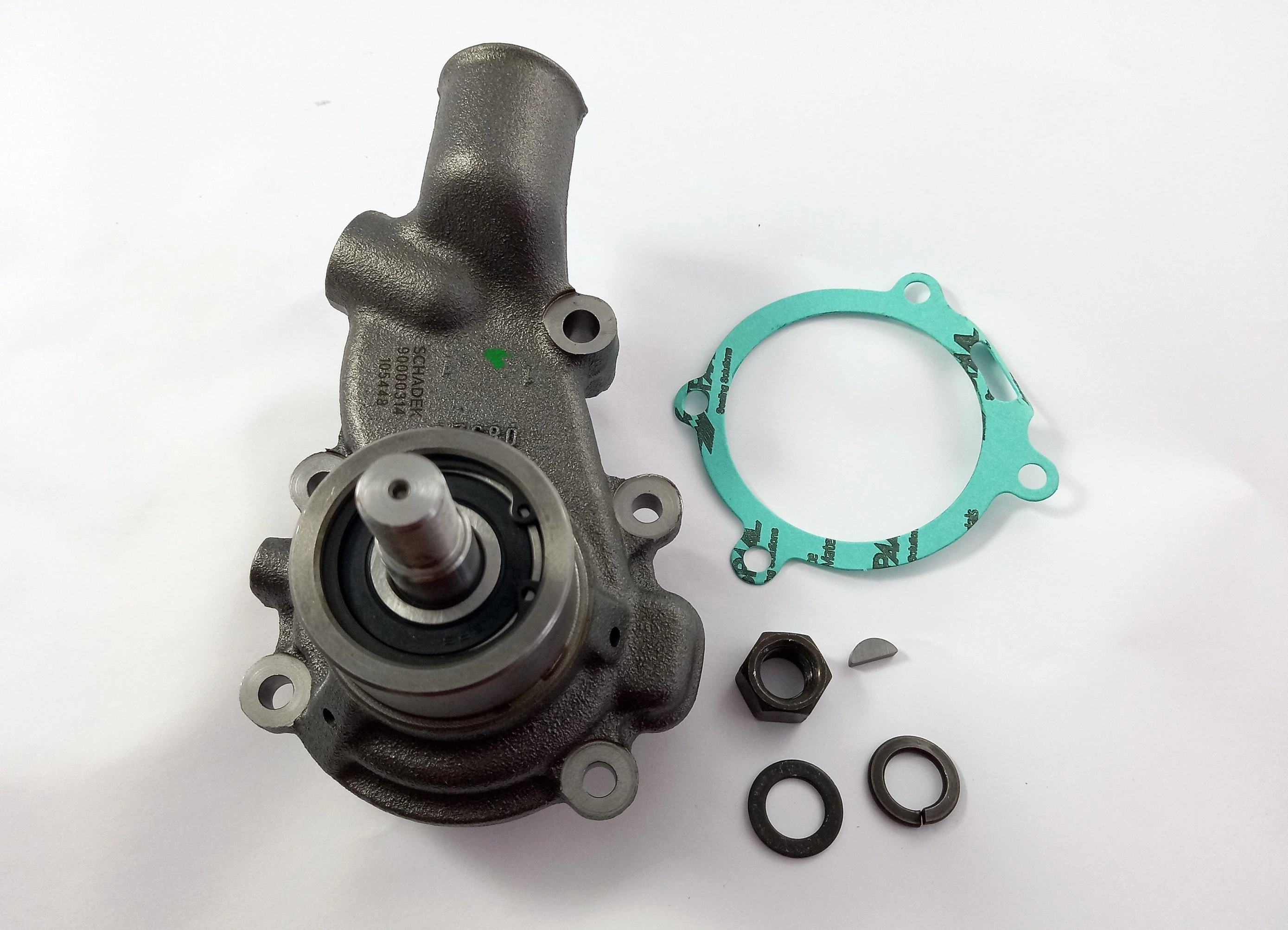 BOMBA AGUA MF 265/270/275/285/290 - CASE 580H - VW 6.80 - HYSTER - PERKINS 4.236/4.248 - S/POLIA