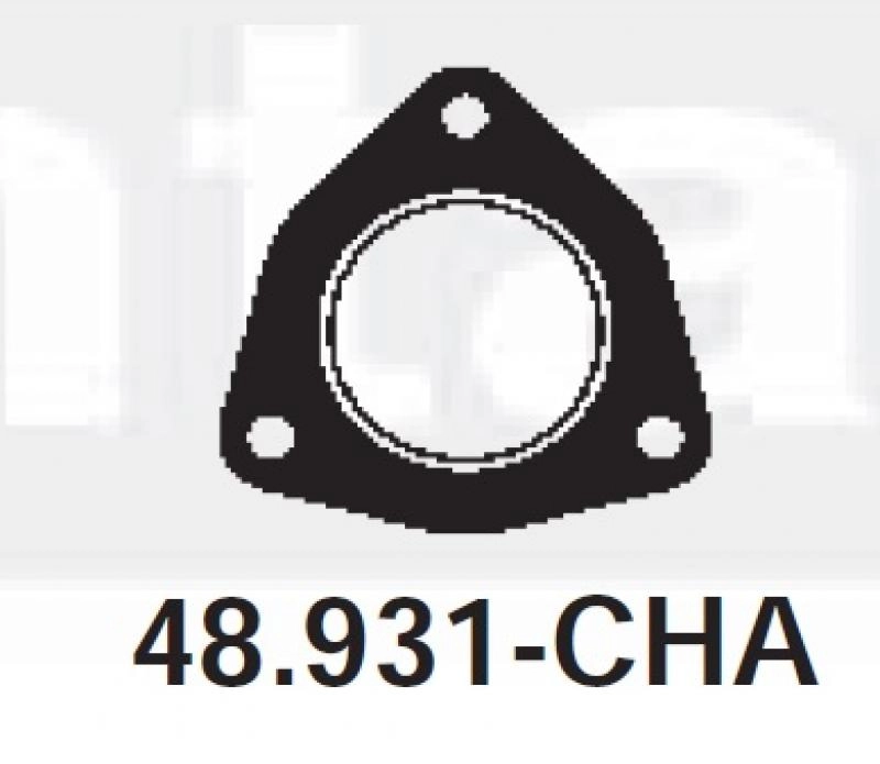 JUNTA FLANGE SAÍDA DO ESCAPE MB 1111/1113/1313/1513/2013 - OM-352A/OM355 - FURO 87MM