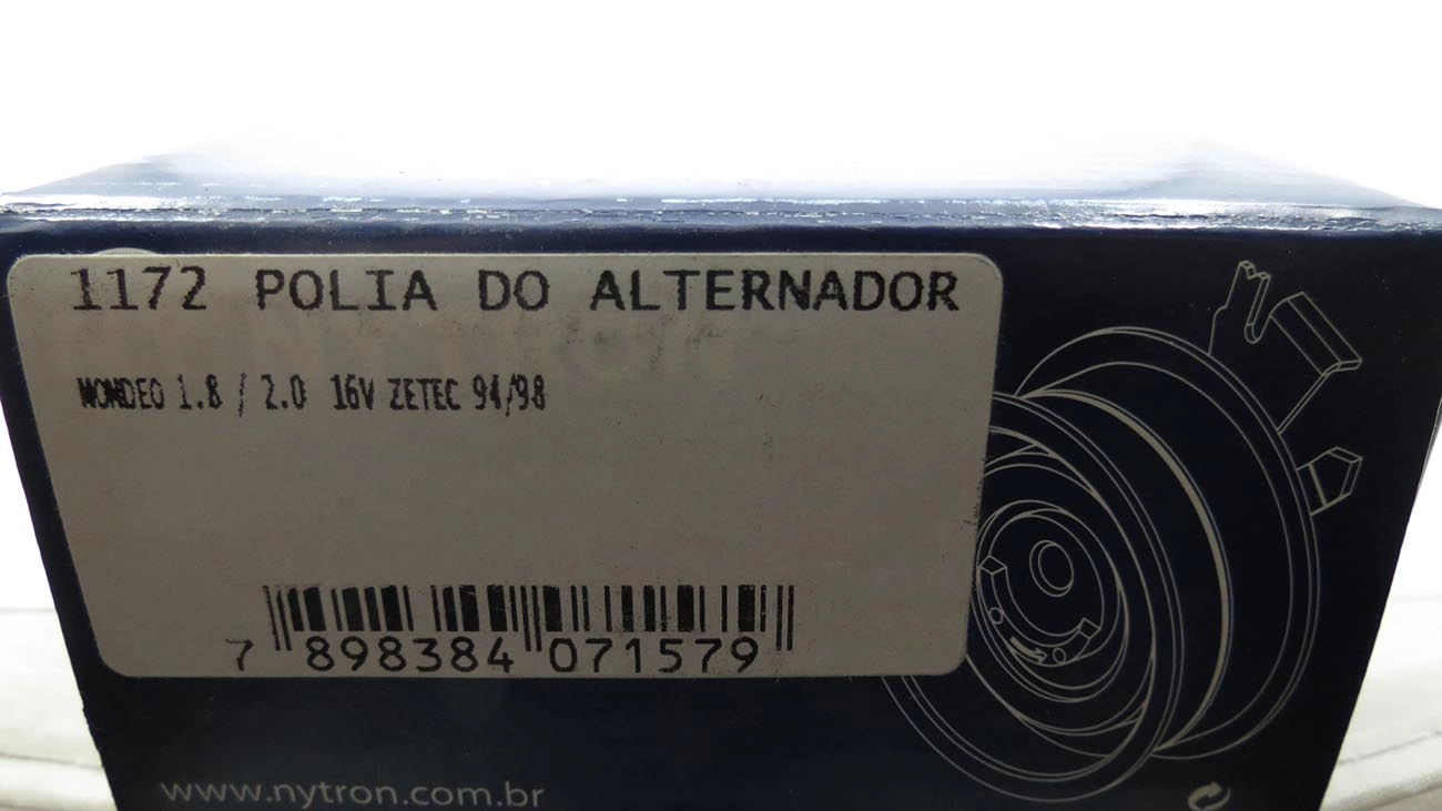 POLIA CORREIA ALTERNADOR FORD MONDEO 1.8/2.0 16V - 94/98 - TROLLER 3.0 T4/T5- 17X90X26MM