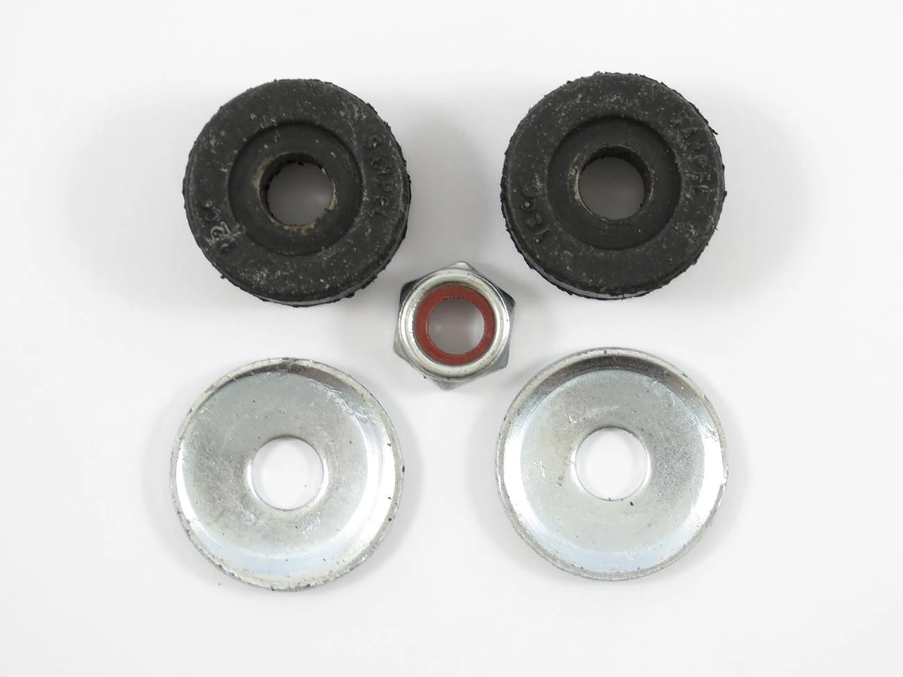 KIT BORRACHAS/ARRUELAS BIELETA BARRA ESTABILIZADORA DIANTEIRA FIAT TEMPRA/TIPO