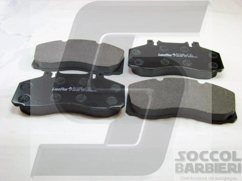 PASTILHA FREIO RODA DIANTEIRA MB 709/710/912/914 1114 6X2 LO/612/LO812/LO712/LO610