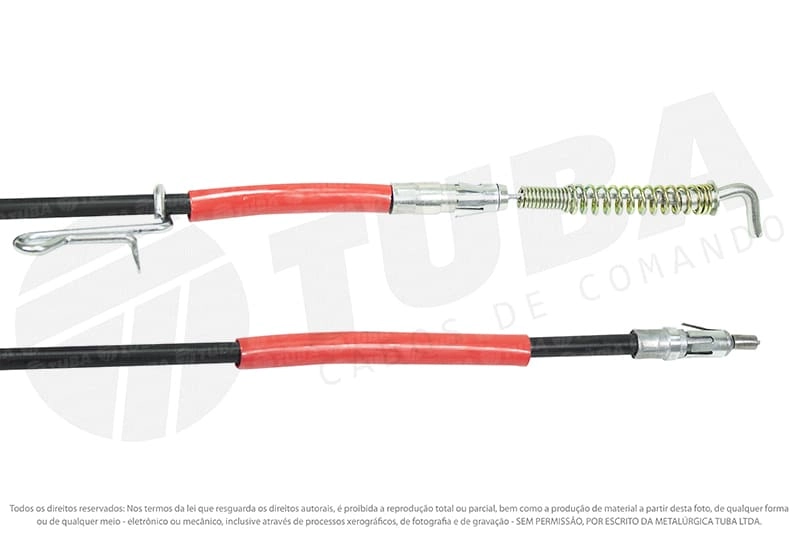 CABO FREIO FORD F-250 98/08.2002 - TRASEIRO ESQUERDO - 1965MM