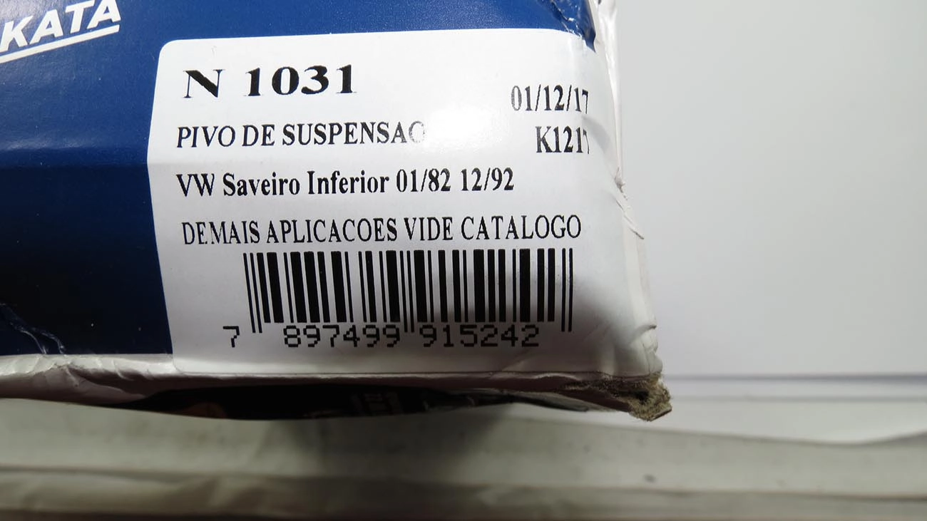 PIVÔ SUSPENSÃO DIREITO PINO 15MM VW GOL/VOYAGE/PARATI/SAVEIRO 80/92