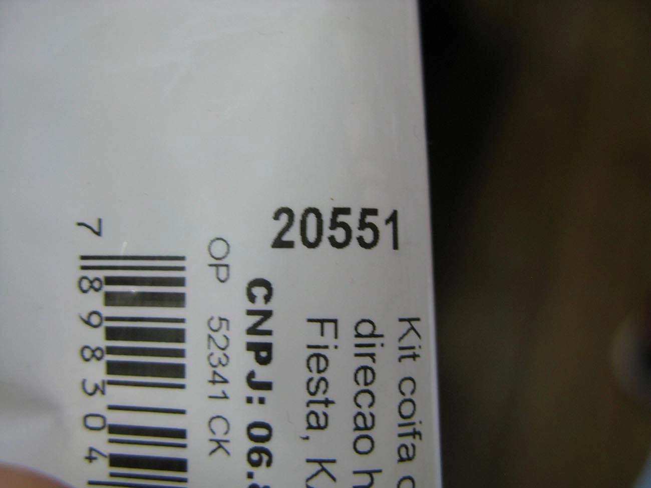 KIT SANFONA MECANISMO DIREÇÃO HIDRÁULICA COIFA DIRECAO FORD FIESTA/KA 96/ HIDRAULICA