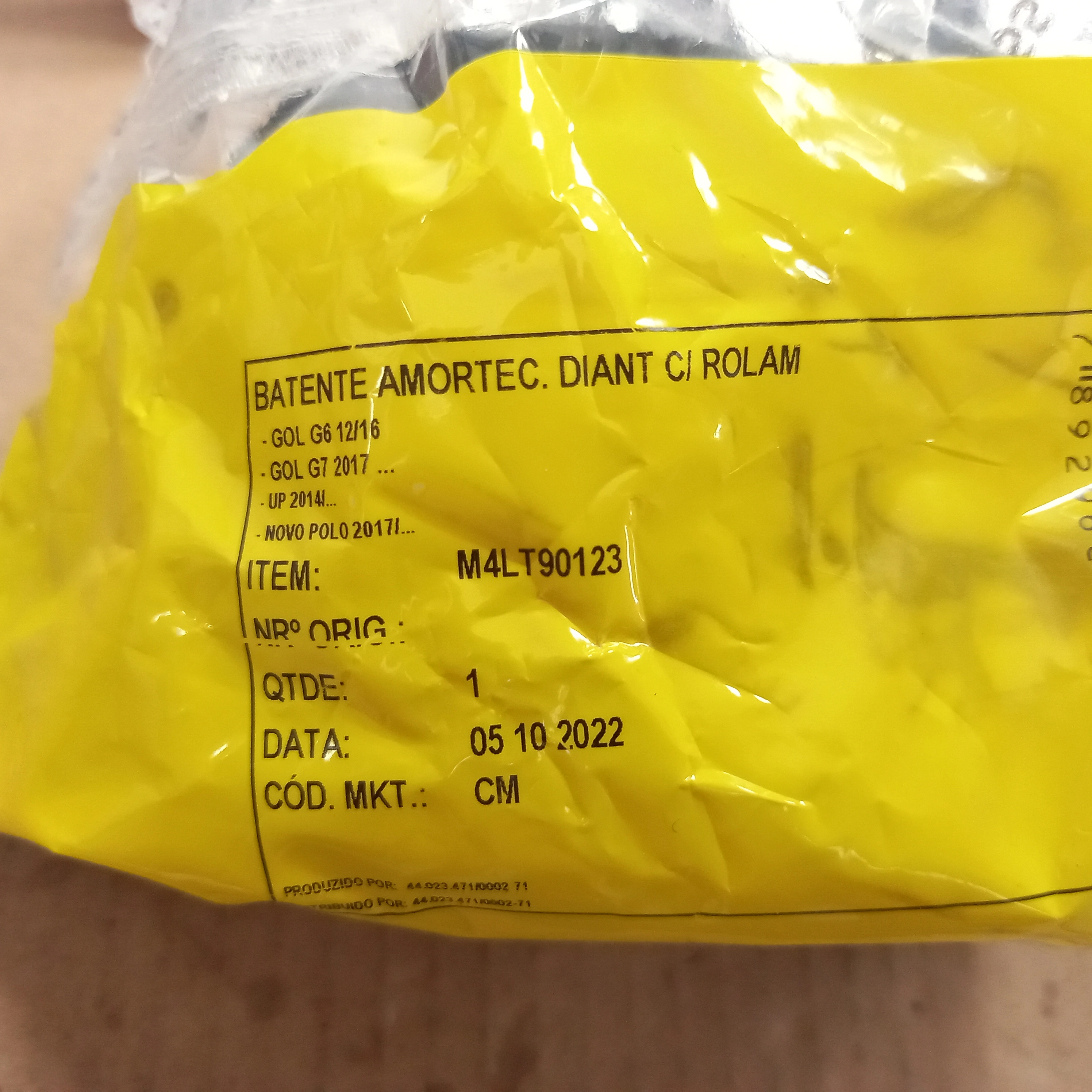 COXIM AMORTECEDOR DIANTEIRO COM ROLAMENTO AUDI A1 11/ VW NIVUS/T-CROSS 19/ VIRTUS/POLO 17/ GOL G6/G7