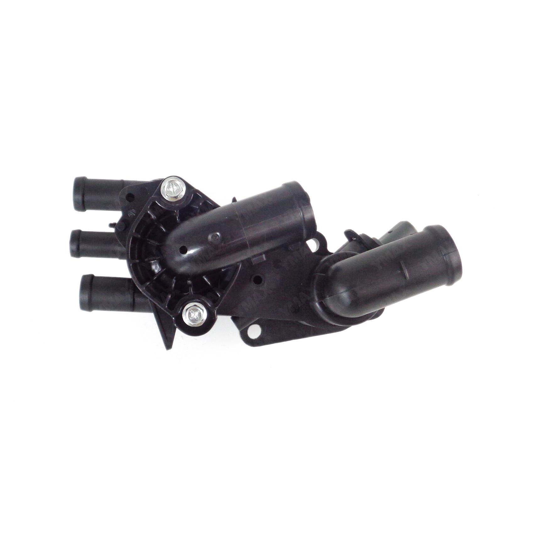 KIT CAVALETE AGUA COM AR QUENTE VW NOVO GOL/FOX/GOLF/VOYAGE/SAVEIRO - COM VALVULA/TUBO/SENSOR CINZA