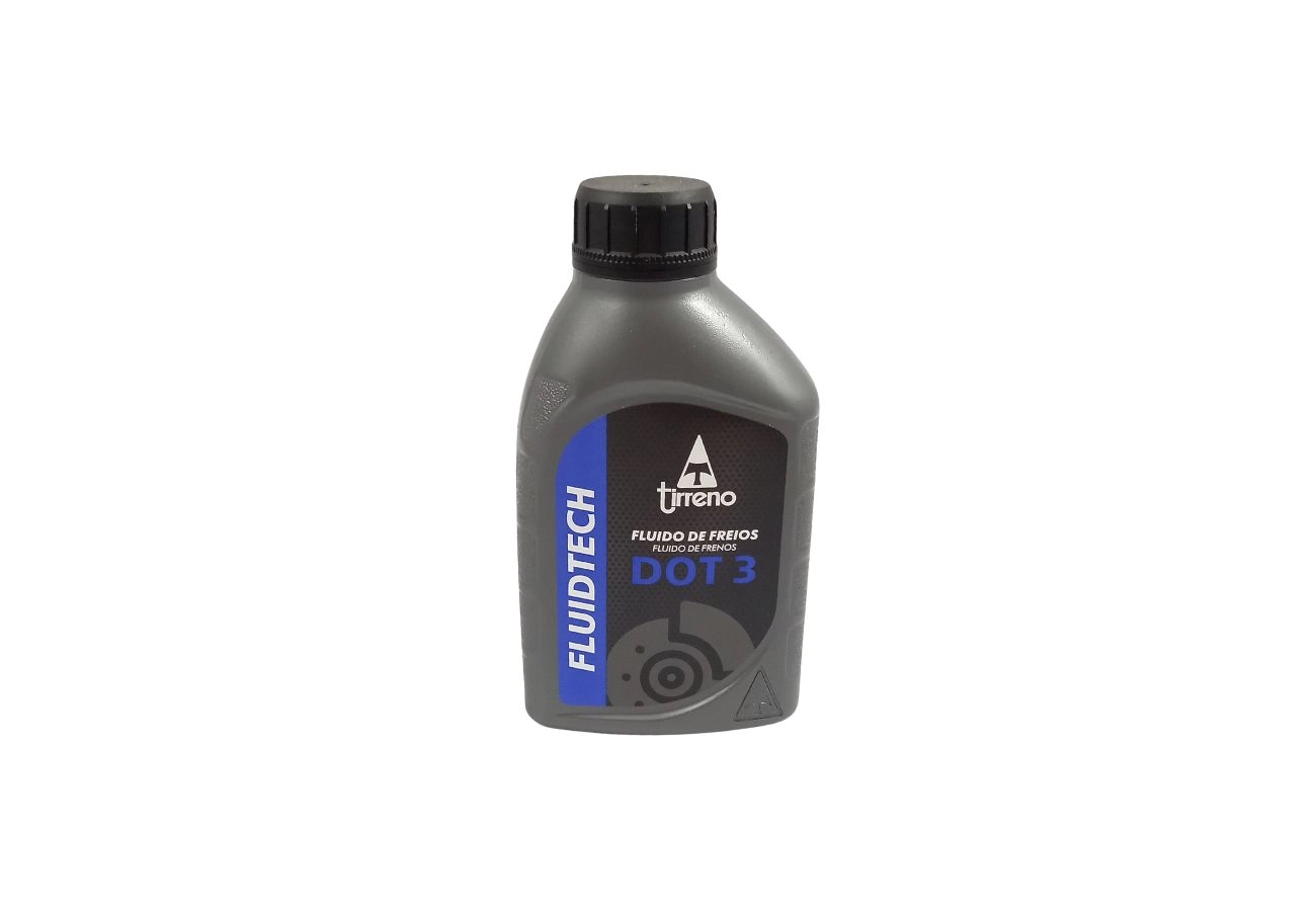 FLUIDO PARA FREIO 500ML DOT 3 TIRRENO - COR AZUL