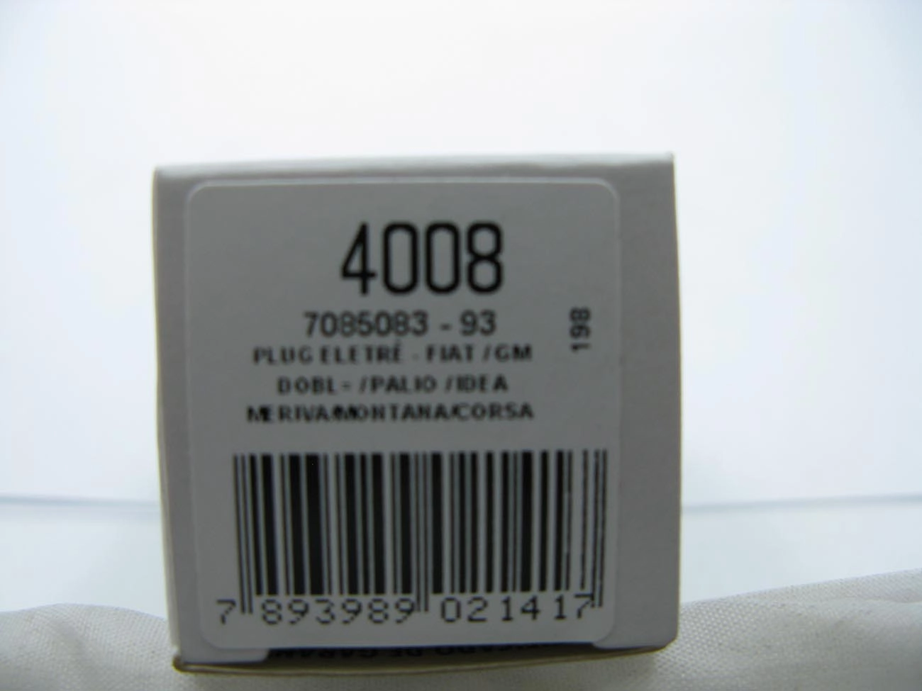 PLUG ELETRÔNICO/SENSOR ÁGUA GM NOVO CORSA/MERIVA/MONTANA 1.8 8V - 02/ - FIAT 1.8 MOTOR GM MARROM
