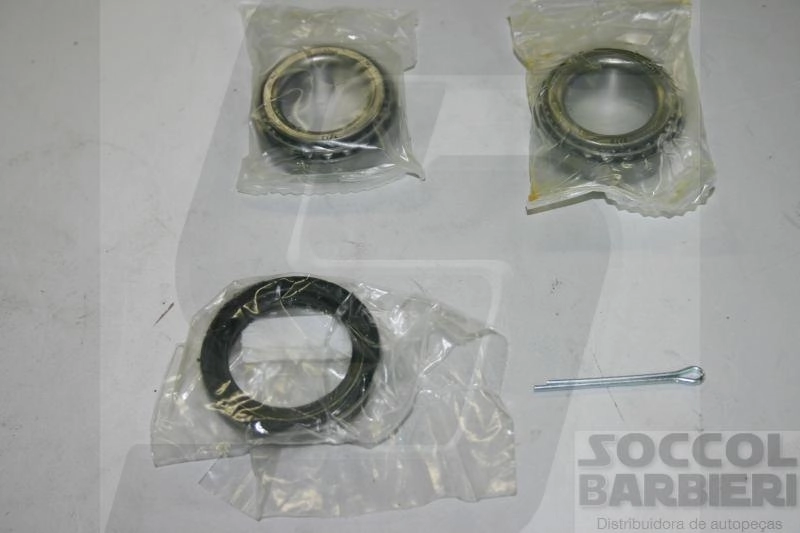 KIT ROLAMENTO CUBO RODA TRASEIRO FORD ESCORT/VERONA 93/ - FIESTA/KA 96/ - VW LOGUS/POINTER 93/96