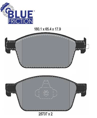 PASTILHA FREIO RODA DIANTEIRA FORD ESCAPE II 2012/ FOCUS