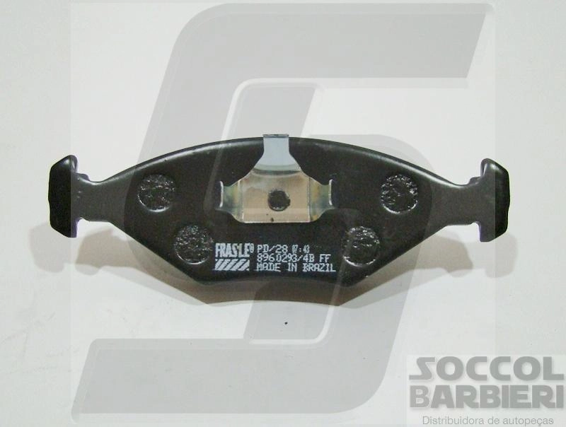 PASTILHA FREIO RODA DIANTEIRA VW GOL G1 88/94 QUANTUM 85/94 SANTANA 84/94 FORD ROYALE 92/96 VERSAILLES 91/96 DIA