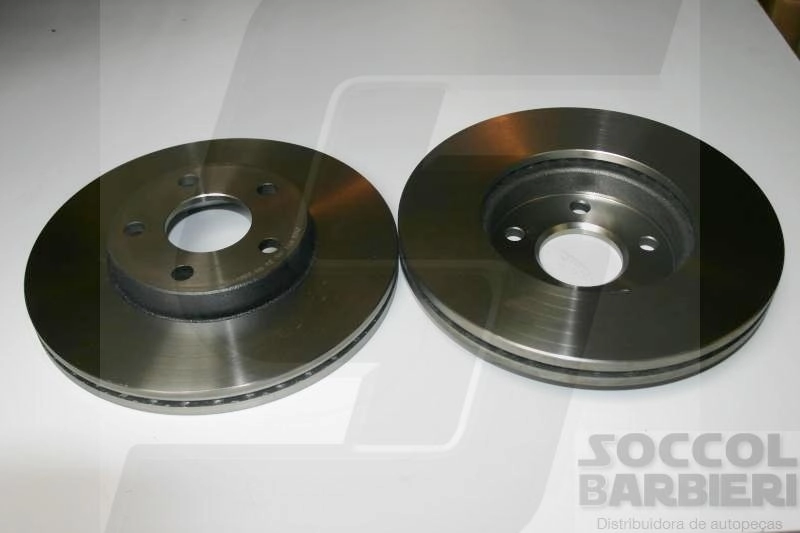DISCO FREIO DIANTEIRO VENTILADO 278MM 5 FUROS FORD NOVO FOCUS 08/ ARO 15/16 VOLVO V40/C30/C-70/S40