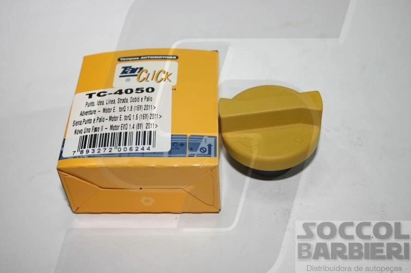 TAMPA ÓLEO FIAT FIAT NOVO UNO 10/15 - FORINO 14/ - 500 12/ - SIENA 1.6 16V 10/ - PUNTO 1.4/1.6 11/13