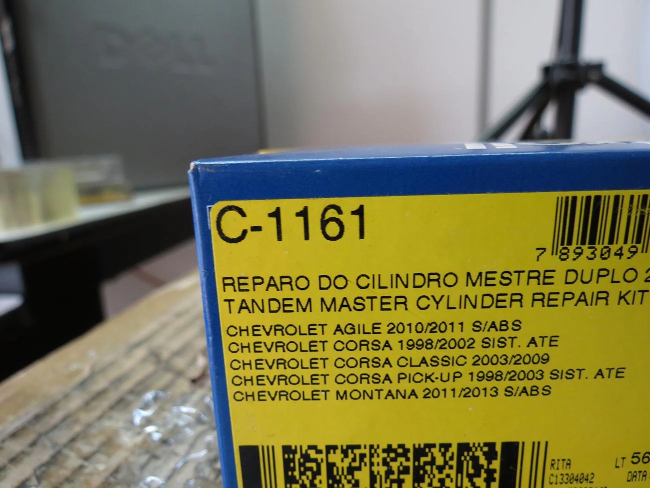 REPARO CILINDRO MESTRE DUPLO 20.63MM GM CORSA/CORSA PICK-UP 98/ S/ESFERA 13/16