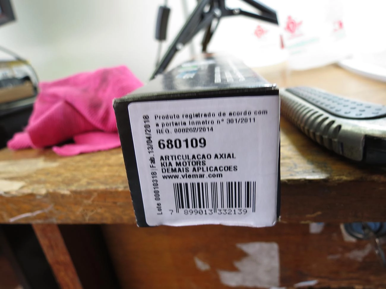 ARTICULAÇÃO/BARRA AXIAL DIREÇÃO MECÂNICA KIA BESTA GS 01/05 - BONGO K2500 01/22 - K2700 01/12