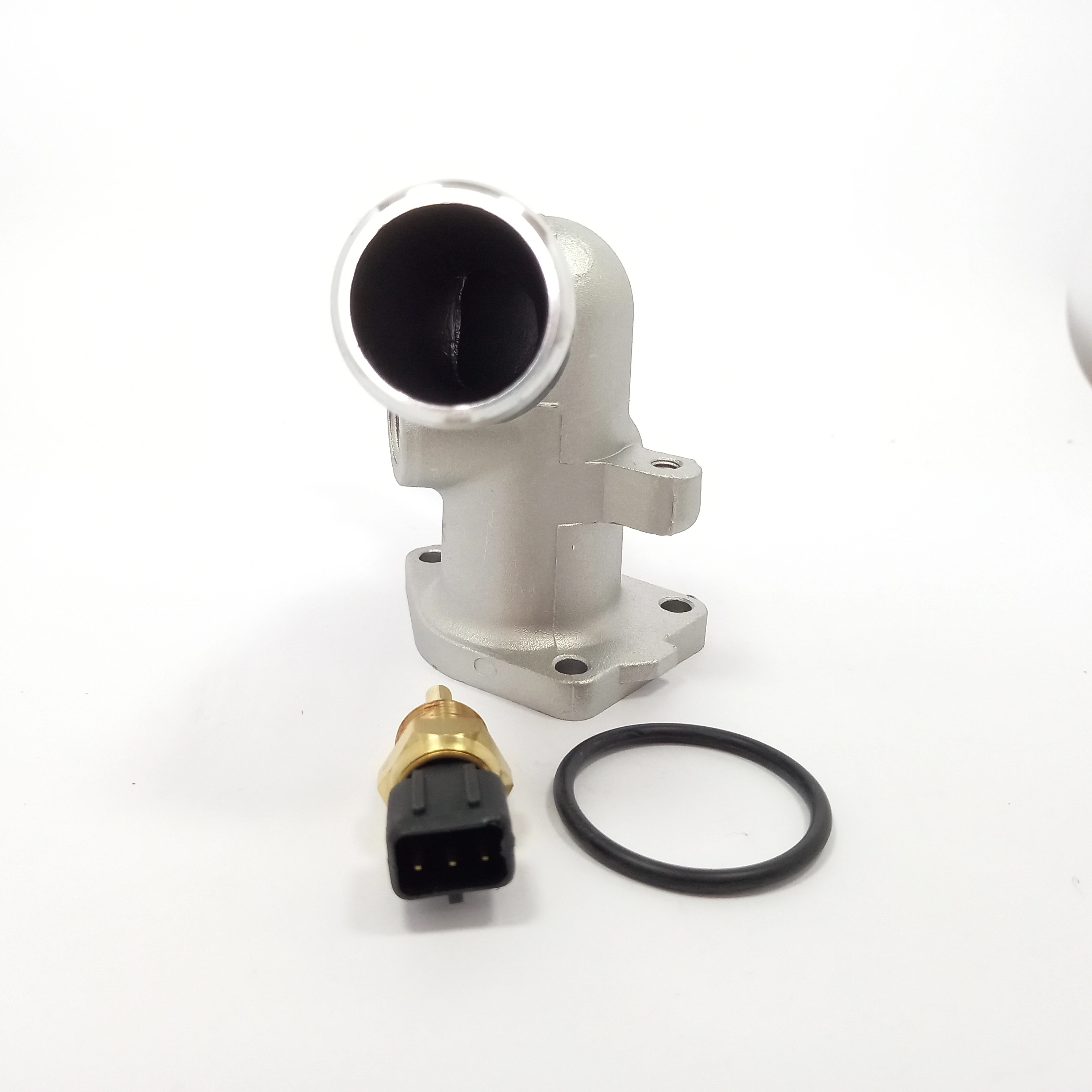 FLANGE VÁLVULA TERMOSTÁTICA HYUNDAI HB20 11/16 - I30 13/14 - KIA CERATO 09/ 1.6 16V - COM SENSOR