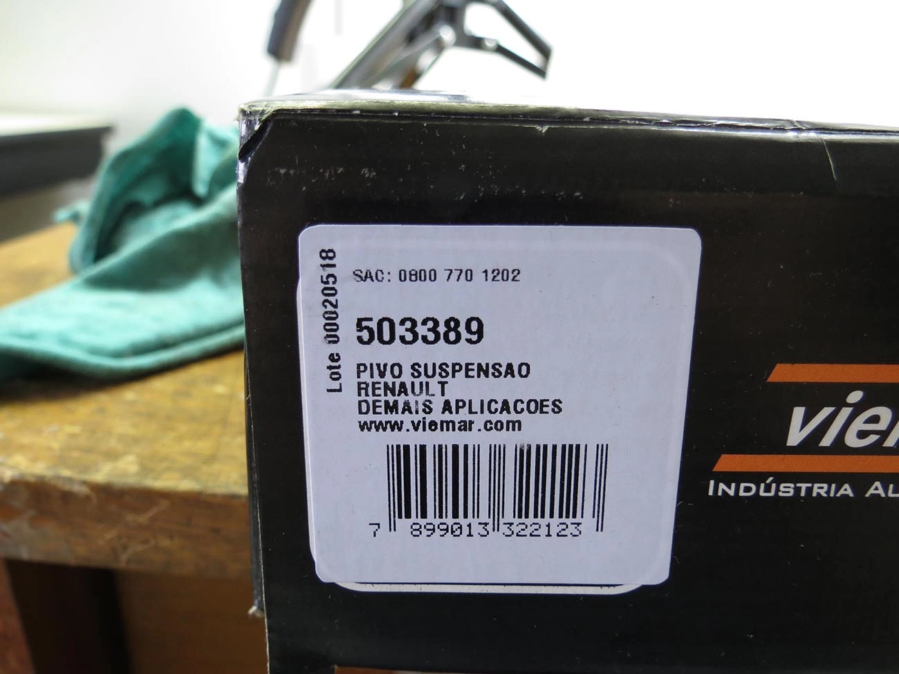 PIVÔ SUSPENSÃO RENAULT DUSTER 11/20 - OROCH 16/22 - CAPTUR 17/22 - FURO FIXACAO 8,5 MM