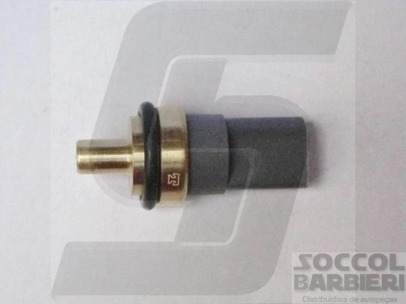 SENSOR TEMPERATURA/PLUG ELETRÔNICO ÁGUA INJEÇÃO ELETRÔNICA COR CINZA ESCURO ENCAIXE ELETRONICO VW NOVO GOL 08/ FOX 10/ POLO 02/ GOLF 1.6 97/ PASSAT 05/