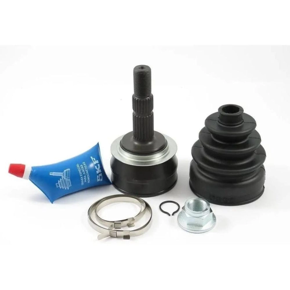 JUNTA HOMOCINÉTICA FIXA LADO RODA SEM ABS 28X22 DENTES/ESTRIAS TRAVA EXTERNA EIXO DANA HOMOCINETICA GM CORSA 8V NOVO 1.0 20 28/22