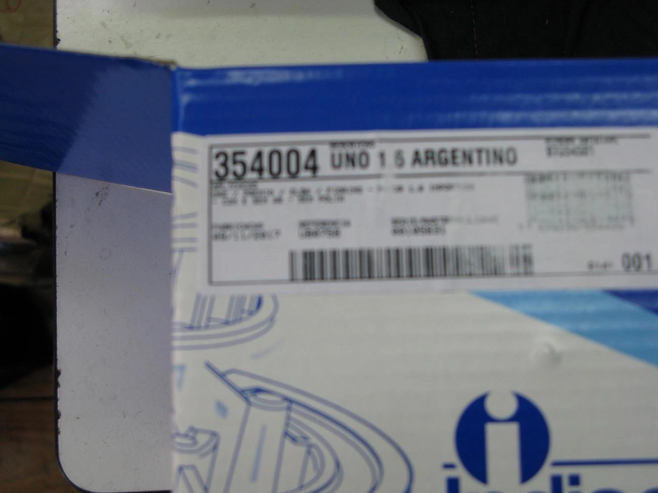 BOMBA AGUA FIAT UNO/PREMIO/ELBA/FIORINO 1.6 94/96 - MOTOR ARGENTINO SEM POLIA