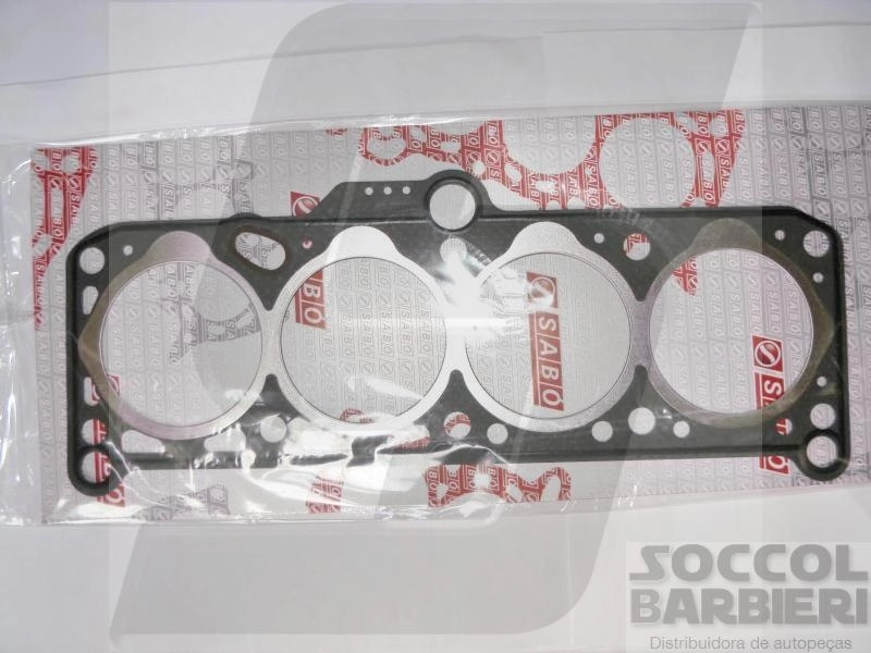 JUNTA CABEÇOTE FIBRA 3 FUROS CABECOTE VW KOMBI DIESEL