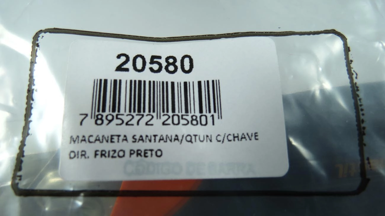 MACANETA EXTERNA VW SANTANA/QUANTUM 90/98 DIANTEIRA - PRETA DIREITA