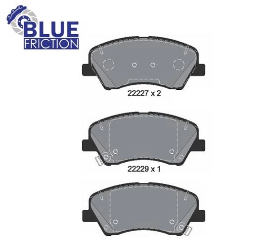 PASTILHA DE FREIO DIANTEIRA HYUNDAI HB-20/HB-20S/HB-20X 1.0 12V - 1.6 16V 19/ - KIA STONIC/RIO 20/