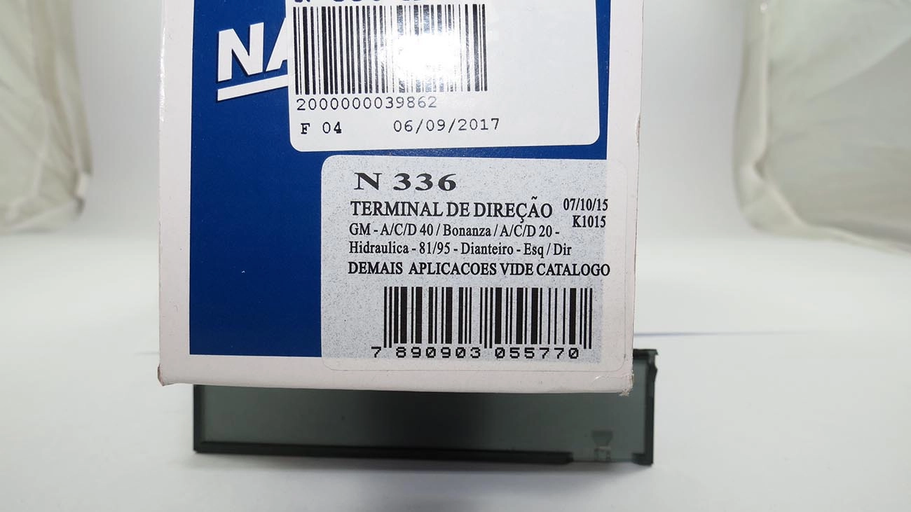 TERMINAL DIREÇÃO LONGO ROSCA ESQUERDA 11/16 220MM GM A/C/D-10/20 88/ SILVERADO 97/ 17,46 MM