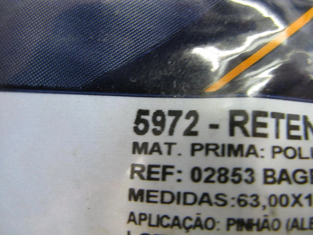RETENTOR PINHÃO DIFERENCIAL ALBARUS 63,00X102,60X6,70X15,00MM FORD CARGO 814/815 F-4000 99/ VW 7.100/8.100/8.140/8.150 63,50X102,6