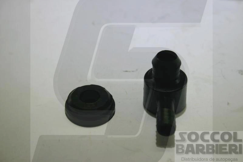 VÁLVULA RETENÇÃO VÁCUO VALVULA SERVO FREIO FIAT 147/UNO/ELBA/FIORINO P/SERVO BENDIX AGRALE 1600/1800