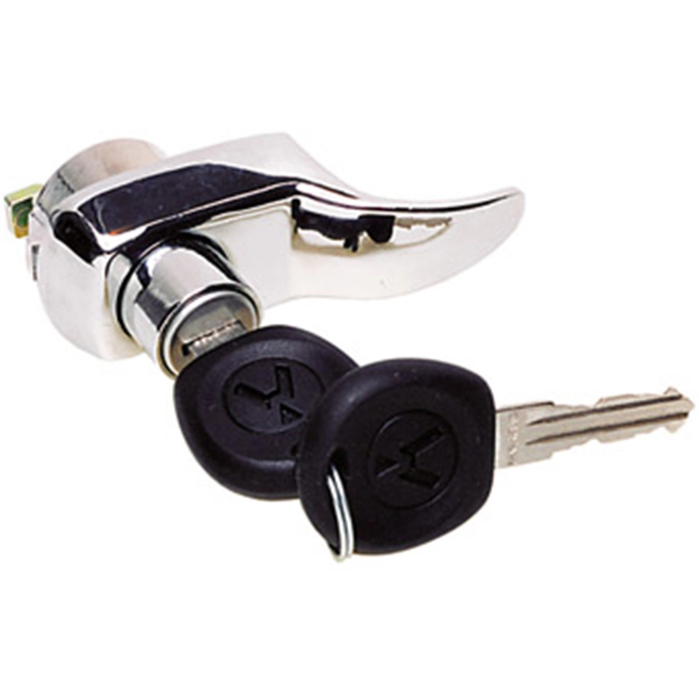 FECHADURA PORTA MALAS VW BRASILIA/VARIANT/TL TODAS - BOTAO PORTA MALAS C/CHAVE - PRETO