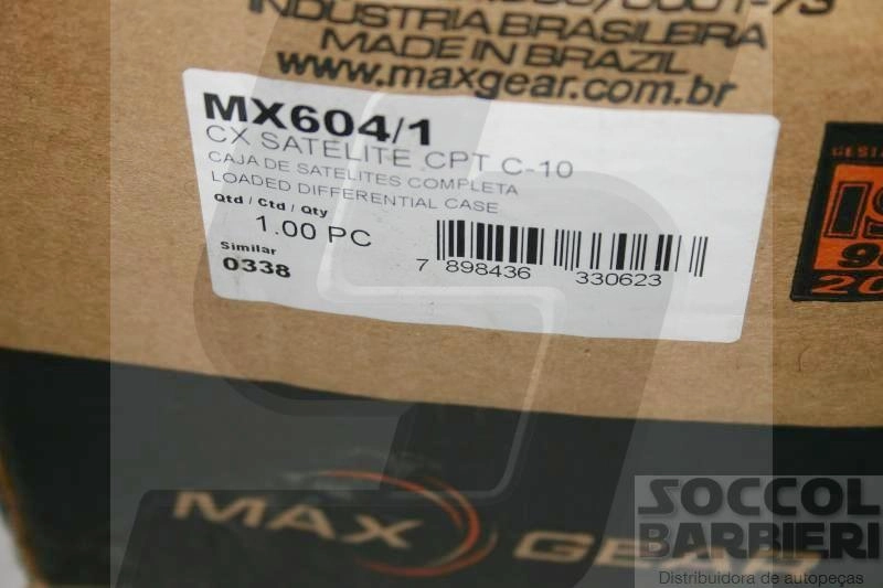 CAIXA SATÉLITE COMPLETA EIXO BRASEIXOS 405 SATELITE GM C-10 71/ DODGE D-100