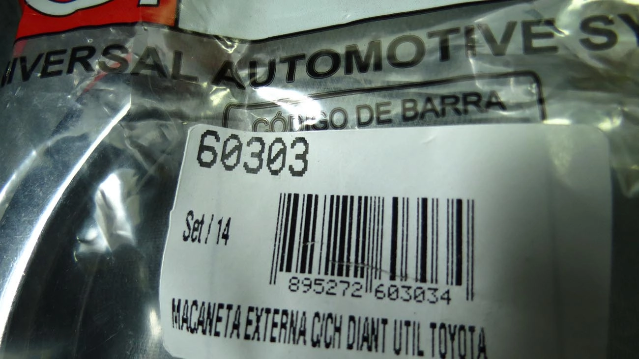 MACANETA EXTERNA TOYOTA BANDEIRANTE /82 - DIANTEIRA CROMADA