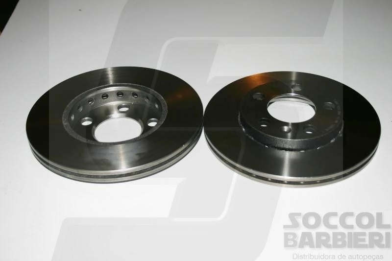 DISCO FREIO DIANTEIRO VENTILADO 239MM 5 FUROS VW FOX 1.0/1.6 03/ POLO 16V 02/ SPACEFOX