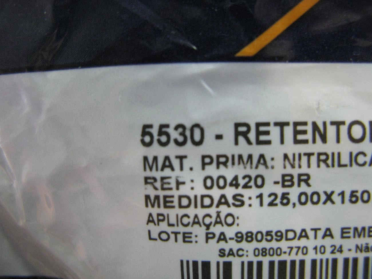 RETENTOR MF COLHEITADEIRAS - RODA DIANTEIRA - 125X150.1X13