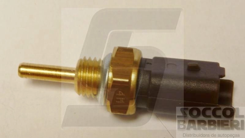 PLUG ELETRÔNICO OU SENSOR TEMPERATURA ÁGUA MARROM MOTOR FIRE EVO FIAT NOVO UNO 10/ 500 PALIO 12/ BRAVO/LINEA