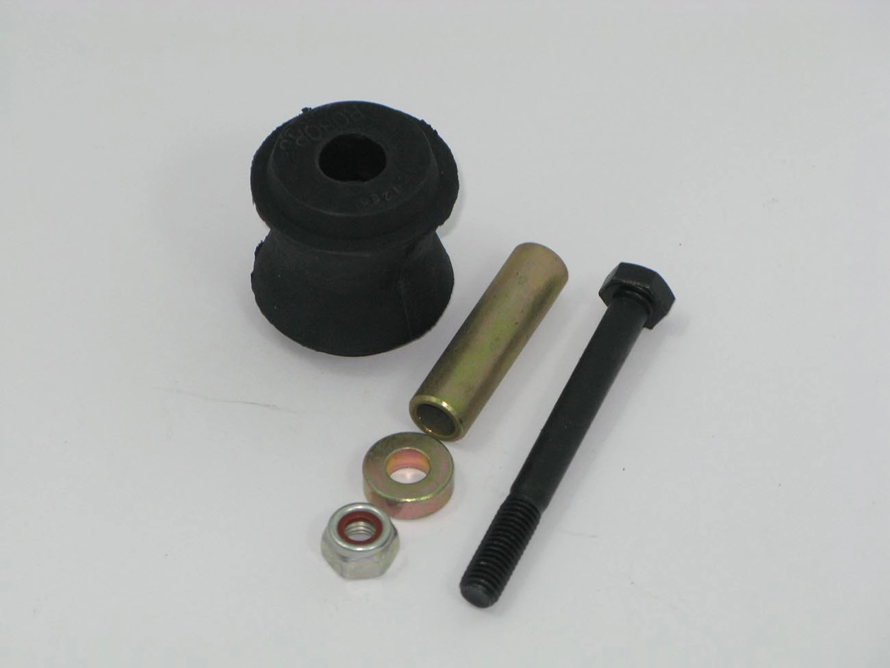 KIT BUCHA BRAÇO TENSOR/TIRANTE SUSPENSÃO DIANTEIRA BRACO DIANTEIRO FIAT ELBA/PREMIO/UNO 1980/1987 PARA UM ALDO
