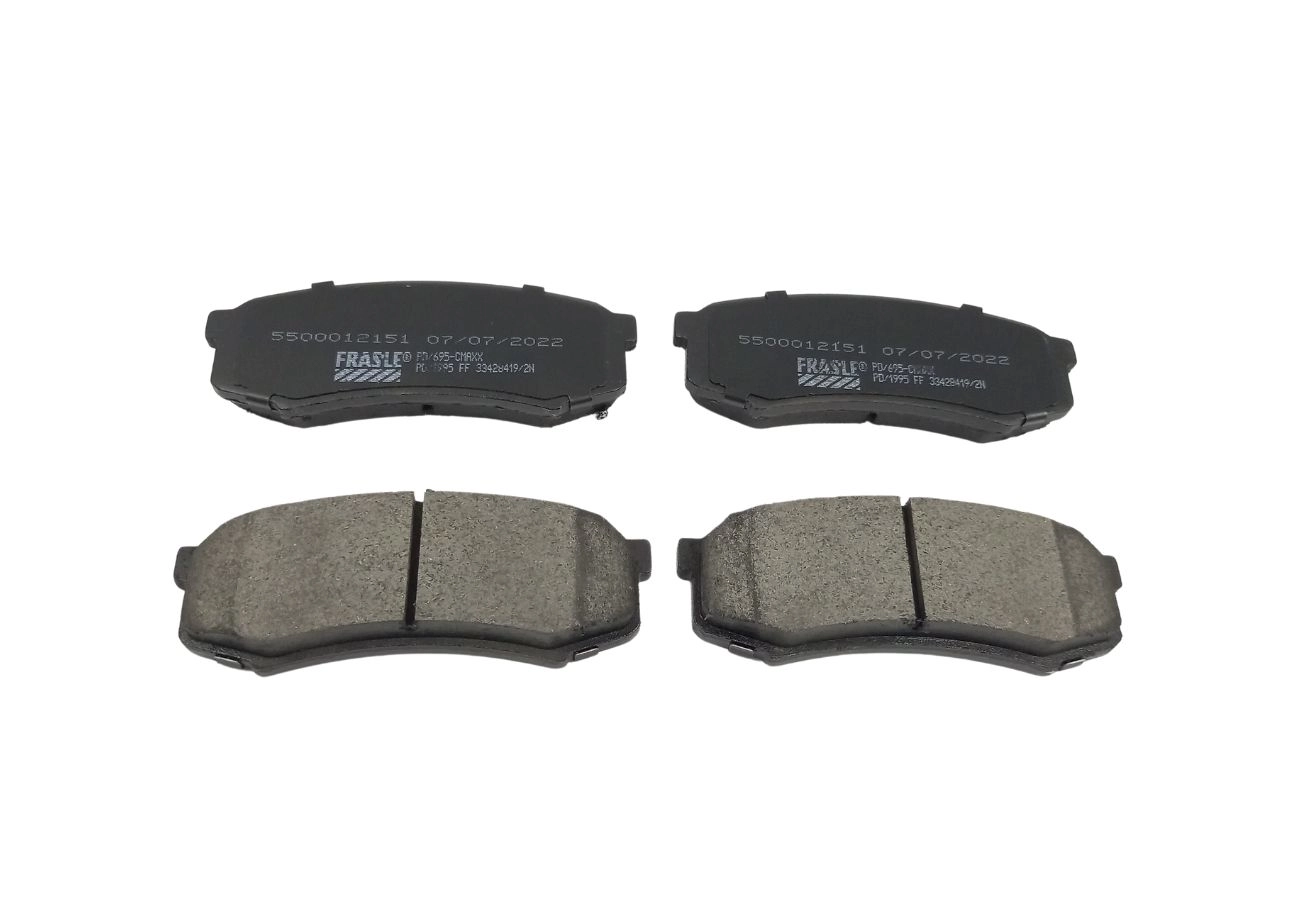 PASTILHA DE FREIO TRASEIRA MITSUBISHI PAJERO FULL 09/ - TOYOTA PRADO 03/ - HILUX SW4 05/ HILUX 15/