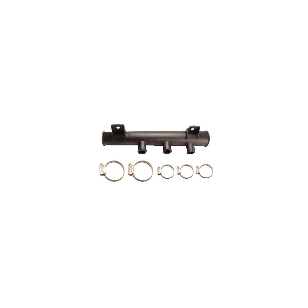 TUBO RÍGIDO CIRCULAÇÃO ÁGUA MOTOR GM MONZA 82/96 KADETT 89/98 RETO COM TRES SAIDAS AR QUENTE