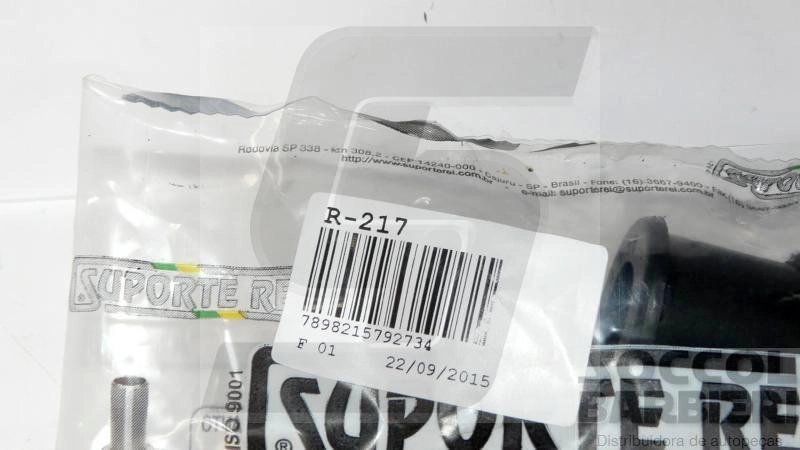 BUCHA COM TUBO INFERIOR OLHAL AMORTECEDOR FORD F-100/1000/4000 DIANT. INF. TRASEIRO