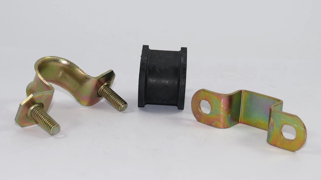 KIT BUCHA BARRA ESTABILIZADORA SUSPENSÃO DIANTEIRA LATERAL PRETA FURO 22MM ESTABILIZADOR DIANTEIRO FIAT UNO/PREMIO/ELBA/FIORINO 1991/2013