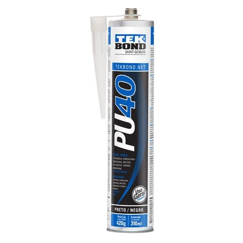 ADESIVO TEKBOND PU40 PRETO 310ML