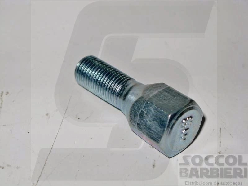 PARAFUSO CUBO RODA DIANTEIRO/TRASEIRO ZINCADO M12X1,25X29 CHAVE 19MM DIANTEIRA/TRASEIRA FIAT 147/UNO/PREMIO/ELBA/FIORINO/PALIO/TEMPRA CH19MM