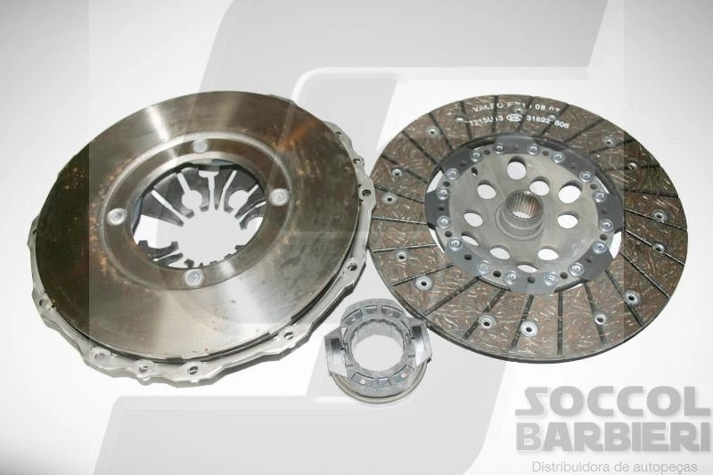 KIT DE EMBREAGEM VW GOLF 1.8 20V 150/180CV TURBO 2000/ - AUDI A3 1.8 20V TURBO 97/07.2000 - 220MM