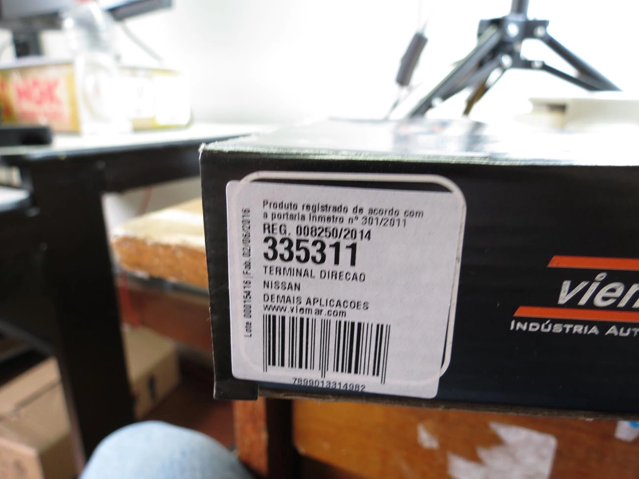 TERMINAL DIREÇÃO ESQUERDO NISSAN FRONTIER 2008/2016