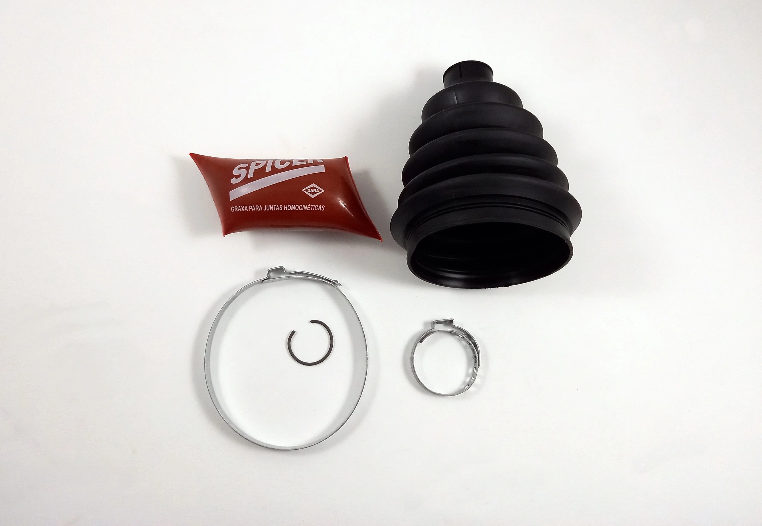 KIT REPARO COIFA HOMOCINÉTICA LADO RODA 24X80X105MM VW NOVO GOL/VOYAGE 1.0 08/19 FOX 10/19 SEM ABS
