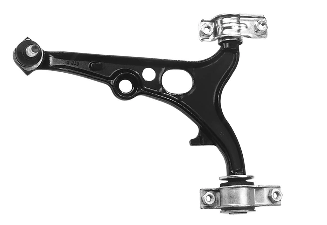 BANDEJA INFERIOR LADO ESQUERDO SUSPENSÃO DIANTEIRA COM BUCHAS PIVÔ ESQUERDA PIVO FIAT MAREA/WEEKEND/BRAVA 99/ ALFA ROMEO 145/146