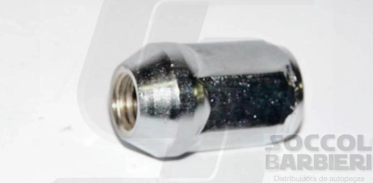 PORCA FECHADA CROMADA RODA GM CHEVETTE TODOS -  M12X1,5 - CHAVE 19MM
