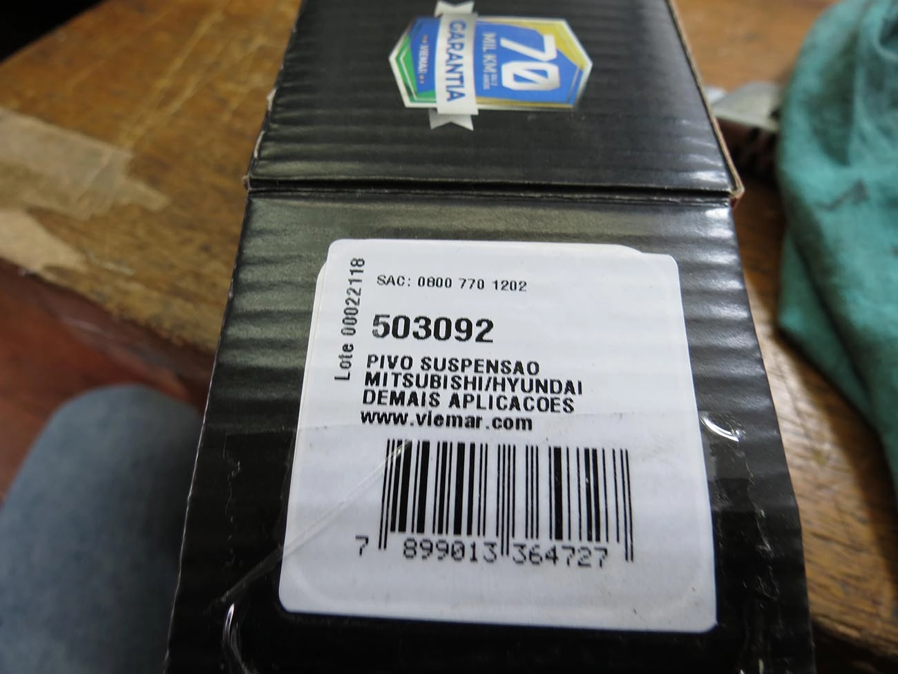 PIVÔ SUSPENSÃO SUPERIOR MITSUBISHI L-200 4X4 92/08 HYUNDAI GALLOPER 97/99 LD/LE
